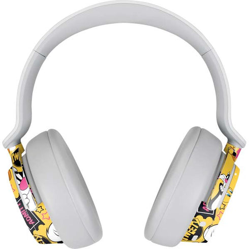 Looney Tunes Tweety and Sylvester Patches Surface Headphones Skin